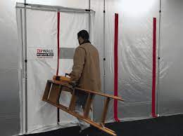 10 feet, 12 feet, and 20 feet. Zipwall Dust Barrier System