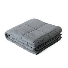 Reafort Cotton Material Shell Weighted Blanket Heavy Blanket For Adultdark Grey 60x80 20lbs See Weighted Blanket For Adults Weighted Blanket Heavy Blanket