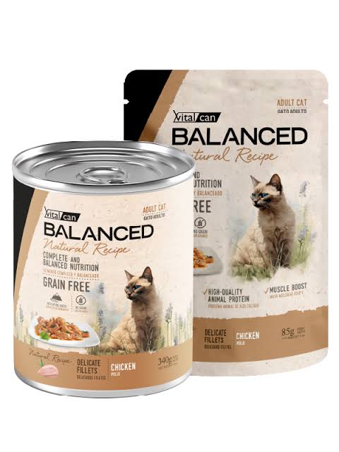 POUCH VITAL CAN NATURAL RECIPE POLLO GATO