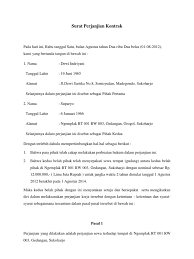 Agar tidak menyebabkan perselisihan di kemudian hari, penting juga untuk membuat surat perjanjian bersama. Format Surat Perjanjian Sewa Gudang Guru Paud