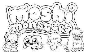 Make your world more colorful with printable coloring pages from crayola. Free Printable Moshi Monster Coloring Pages For Kids