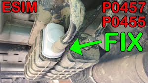 How To Fix P0457 P0455 Esim On Jeep Wrangler Youtube