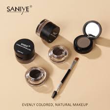 Saniye 2 In1 Browgel A Prova D Agua Sobrancelha Powder Eye Brow Gel Creme Com Escova Sobrancelha Realcadores Cosmetic Eye Brow Matiz Pomada Realc Sobranc Aliexpress