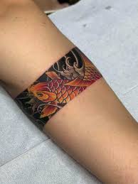 Cá chép mẫu hình xăm vòng tay nhật cổ. Cháº¥t Luon Hinh XÄƒm Vong Tay Ca 1989 Tattoo Studio Facebook