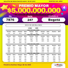 También gana el premio mayor invertido , más las aproximaciones con o sin serie. Resultados Loterias Fedelco