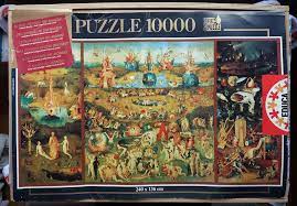 In der kategorie der puzzle mit über 10000 teilen liefern der deutsche spieleverlag ravensburger sowie die italienischen . 10000 Piece Puzzle The Garden Of Earthly Delights By H Flickr