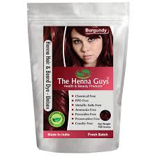 Unlike with other types of dyes, gentle treatments like color oops and hot oil will not work to remove it. Amazon Com 1 Pack Burgundy Red Henna Hair Beard Color Dye 100 Grams Chemicals Free Hair Color The Henna Guys Beauty