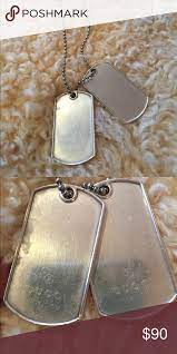 Gucci Dog Tag Necklace Purchased Few Years Ago The Silver Is Been Scratched On Couple Places The Real Gucci Ch Gucci Jewelry Amazing Jewelry Dog Tag Necklace