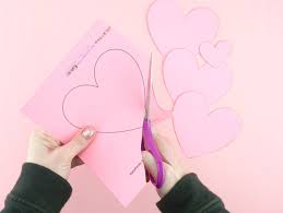 Coloring supplies if your will use the black and white card template; Diy Pop Up Heart Mother S Day Card Fun365