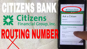 We have been proudly serving arkansas & eastern oklahoma since 1886. Citizens Bank Aba Routing Number Where Is It Youtube