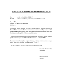 Surat perjanjian kerjasama usaha restoran paling enak. Surat Permohonan Kerjasama Pengangkutan Sampah