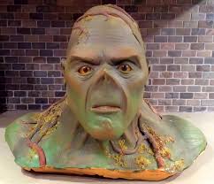 Bill Munns sculptures and suits created for the 1982 film "Swamp Thing"  written and directed by Wes Craven. The 1982 film was primarily filmed