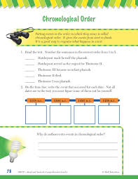 Chronological Order Worksheet Lesson Planet Lesson Planet Chronological Order Worksheets