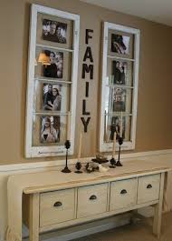 Hanging Pictures 29 Ideas How To Hang Photos On The Wall Creative Family Photos On The Wall Shabby Chic Window Frame Sideboard In 2020 Home Decor Decor Home Diy