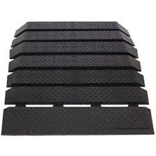The transition series threshold ramps may be used either one by itself or two combined to make entry and/or exit convenient and safe. Threshold Ramps Rubber Ramp For Any Kind Of Uneven Surface