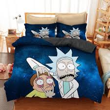 Official rick and morty merchandise can be found at zen monkey studios, and at ripple junction. Funny Rick Morty Bedding Set Gift Idea For Fan Bedding Sets Bedding Set Rick And Morty