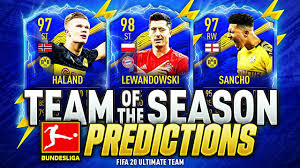Ranking every bundesliga tots player in fifa 20 ultimate team these are my rankings for every player in the bundesliga. Fifa 20 Bundesliga Tots Predictions Team Of The Season Lewandowski Haland Werner 100 Haland Youtube