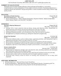 Account Resume Samples Internship Resume Sample For College Students ...