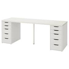 Ikea Linnmon Alex Table White In 2020 Ikea Linnmon Table Top Ikea Table