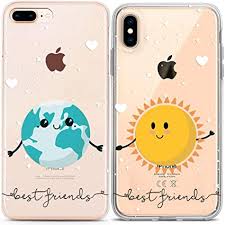 ◘◘◘◘◘◘ about the case ◘◘◘◘◘◘ → slim airpods & airpods pro cases. Amazon Com Lex Altern Couple Cases Compatible With Iphone 12 Pro Max 11 Mini Se Xr Xs 8 Plus 7 6 Funny Cute Kawaii Best Friend Boyfriend Matching Sun Tpu Protective Planets Relationship