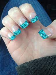 Pin By Tayler Wisor On Prom Prom Nails French Tip Nails Prom Nails Silver