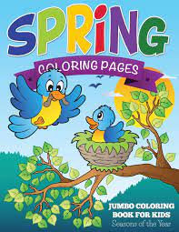 Boost your hue without a major makeover. Spring Coloring Pages Jumbo Coloring Book For Kids Seasons Of The Year Publishing Llc Speedy 9781634285360 Amazon Com Books