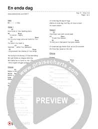 en enda dag swedish chord chart editable matt redman