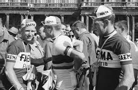Check out our rik van looy selection for the very best in unique or custom, handmade pieces from our shops. File Piet Van Est Rik Van Looy And Huub Zilverberg Tour De France 1962 Cropped Jpg Wikimedia Commons