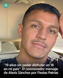 Alexis Sánchez publicó un emotivo mensaje en su cuenta de Instagram, dejando en claro que extraña pasar las Fiestas Patrias en Chile luego de 19 años viviendo en el extranjero.