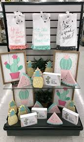 Hobby Lobby Merchandising Table Displays Work Cactus Decor Cute Room Decor Toddler Girl Room
