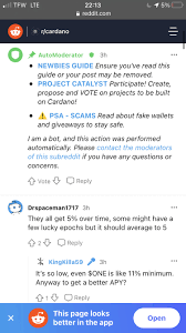 Share your opinion and gain insight from other stock traders and investors. Where Are The Mods General Discussions Cardano Forum
