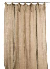 Check spelling or type a new query. Rideau En Gros Lin Epais 100 Lin Naturel 140x280 Cm Dote De Franges Motif Rayure Noire