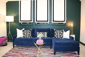 Why You Deserve A Navy Blue Sofa