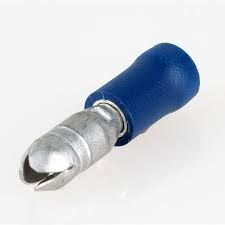 Kabelschuh 5mm Rundstecker Blaut Isoliert 1 5 2 5mm 11 65 Kabelschuhe Kabel Stecker
