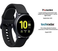 As of september 2020, the galaxy watch active 2 has received an update to give it some of the same features as the newer galaxy watch 3: Buy Samsung Galaxy Watch Active2 Black Aluminium 40 Mm Free Delivery Currys