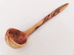 Handmade Olive Wood Very Small Ladle Spoon Wooden Kitchen Olive Wood Utensils Wood Kitchen Utensils Olive Wood