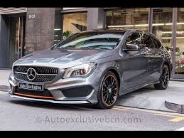 Mercedes Benz Cla 250 4matic Shooting Brake Amg Orange Art Edition Gris Montana Youtube