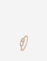 Check spelling or type a new query. Messika Move Uno 18ct Rose Gold And Diamond Ring Selfridges Com