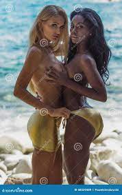 Two woman posing outdoor. stock image. Image of hairstyle - 58539489