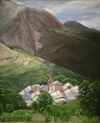 El Valle del Silencio (El Bierzo I), Aaron Puente. Óleo sobre lienzo