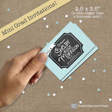 Mini Graduation Invitations No Photo Graduation Trading Cards Etsy Graduation Invitations Grad Invitations Printed Invitations