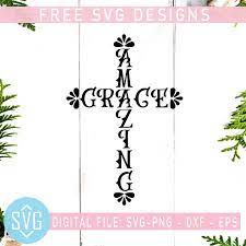 Download Amazing Grace Cross Free Svg Jesus Christian Free Svg Instant Downl Svg Trends Studio Trendy Svg For Crafters
