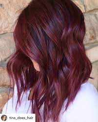 Fashion tips for burgundy hair; 10 Ultra Cool Shades Of Winter Hair Color 2021 Ultimate Guide Winter Hair Color Wine Red Hair Magenta Red Hair
