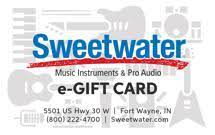 Musical instrument store in fort wayne, indiana. Egift Card Sweetwater