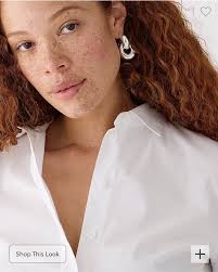 J. Crew Wren slim Long Sleeve shirt in stretch cotton poplin NWT Size 00