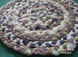 Old Fashioned Braided Rug Placemat Little House On The Prairie More on why wool later! little house on the prairie