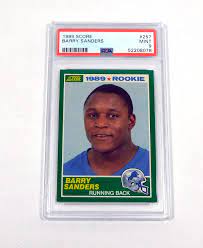 Amazon.com: 1989 Score Barry Sanders #257 Rookie Lions PSA 9 Football  Graded Card : Collectibles & Fine Art