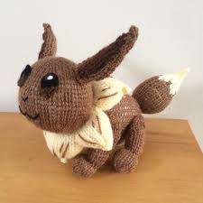 Eevee Pokemon Knitting Pattern Plushie Pattern Toy Pokemon Etsy Plushie Patterns Knitting Patterns Toys Stuffed Toys Patterns