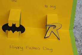 Fotojet's father's day card maker can surely do you a big favor on making printable father's day cards with its large assortment of free templates. Pop Up Batman Fathers Day Card Crafts On Sea