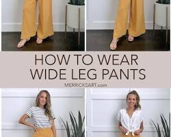 صورة Wideleg pants outfit
